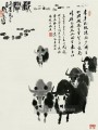 Wu zuoren equipo de ganado chino antiguo